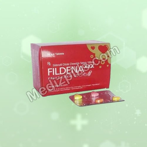 Fildena XXX 100 mg (Sildenafil Citrate) – Chewable